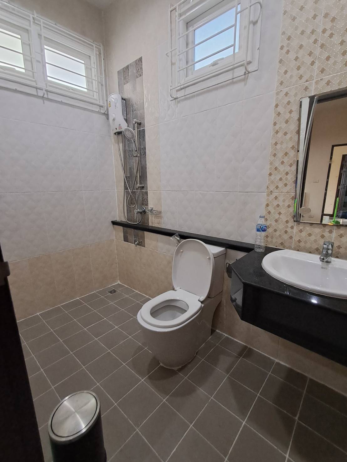 Clean bathroom facilities