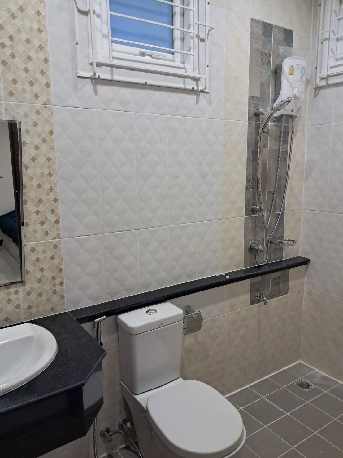 Additional bathroom space