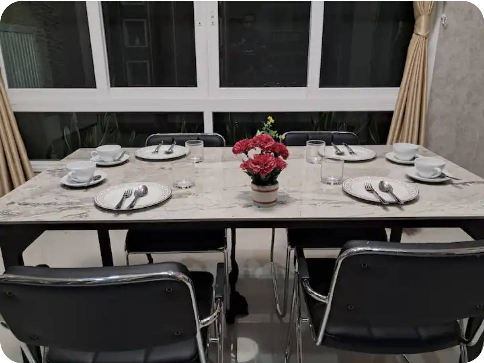 Dining area for family meals